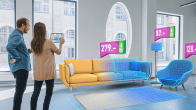 How is augmented reality (AR) changing the retail and marketing landscape?